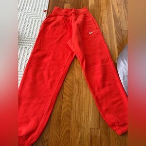 Nike Kids Bright Red Joggers